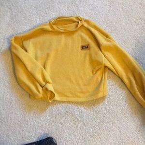 Cropped lightweight sweatshirt